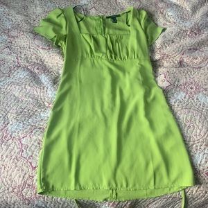 Lime Green Dress